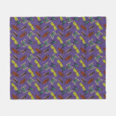 Einzigartiges Muster Fleecedecke (Vorderseite (Horizontal))