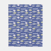 Einzigartiges Muster Fleecedecke (Vorderseite)