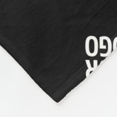 Einzigartiges Muster für moderne Logos | Schwarz Fleecedecke (Ecke)