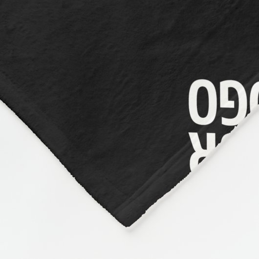 Einzigartiges Muster für moderne Logos | Schwarz Fleecedecke (Ecke)