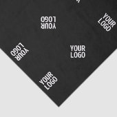 Einzigartiges Muster für moderne Logos | Schwarz Seidenpapier (Ausschnitt)