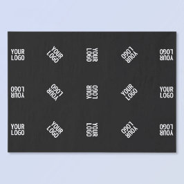 Einzigartiges Muster für moderne Logos | Schwarz Seidenpapier