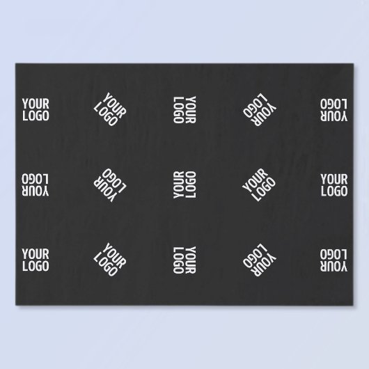 Einzigartiges Muster für moderne Logos | Schwarz Seidenpapier