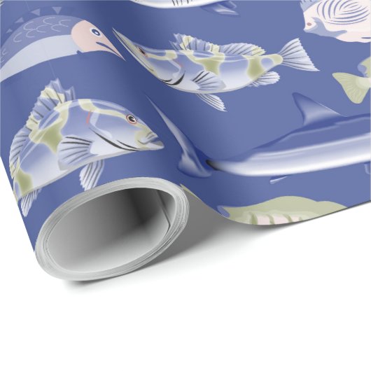 Einzigartiges Muster Geschenkpapier (Rolleneckpunkt)