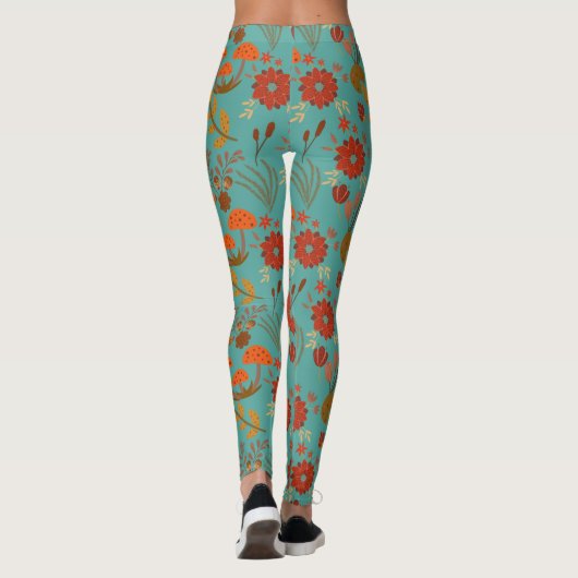 Einzigartiges Muster Leggings (Rückseite)