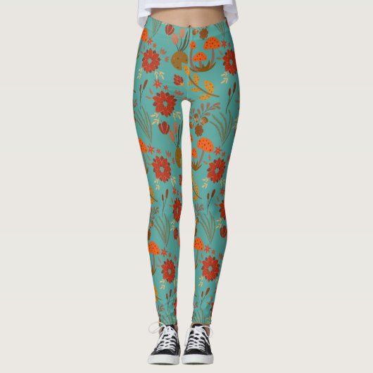Einzigartiges Muster Leggings (Vorderseite)