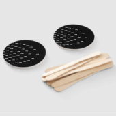 Einzigartiges Muster mit Logo/hochgeladenem Bild Fächer (Non-assembled)