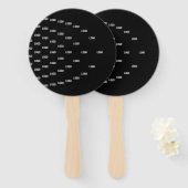 Einzigartiges Muster mit Logo/hochgeladenem Bild Fächer (Vorne und Hinten)