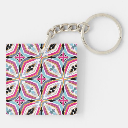 Einzigartiges Muster Schlüsselanhänger (Rückseite)