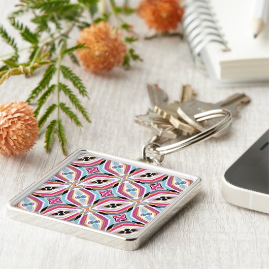 Einzigartiges Muster Schlüsselanhänger (Seite)