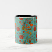 Einzigartiges Muster Zweifarbige Tasse (Mittel)