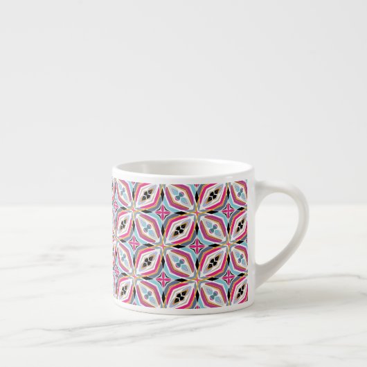 Einzigartiges Musterdesign Espressotasse (Rechts)