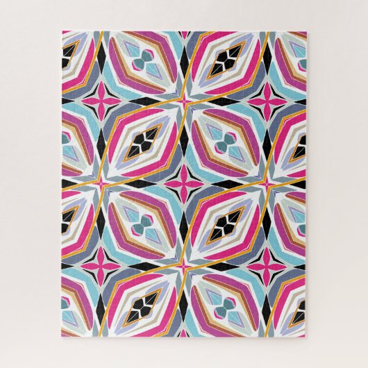 Einzigartiges Musterdesign Puzzle (Vertikal)