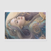 Einzigartiges mystisches Dekoupage Tissue