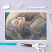 Einzigartiges mystisches Dekoupage Tissue Seidenpapier (Handwerk)