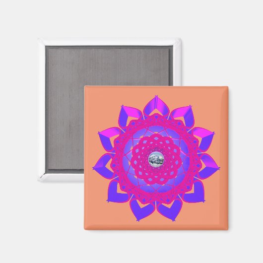 Einzigartiges mystisches Design Magnet (Vorderseite/Rückseite)