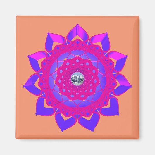 Einzigartiges mystisches Design Magnet (Vorne)