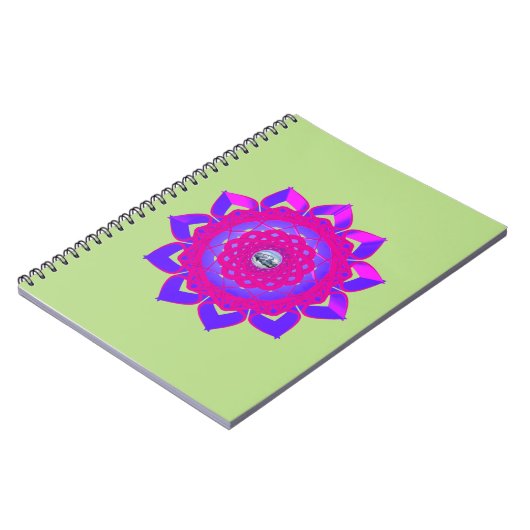 Einzigartiges mystisches Design Notizblock (Linke Seite)