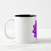 Einzigartiges mystisches Design Zweifarbige Tasse (Links)