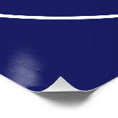 Einzigartiges Namens- und Monogramm-Template | Nav Poster (Ecke)