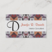 Einzigartiges Native Amerikanische Ureinwohner Tri Visitenkarte (Vorderseite)