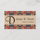 Einzigartiges Native Amerikanische Ureinwohner Tri Visitenkarte (Vorderseite)