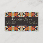 Einzigartiges Native Amerikanische Ureinwohner Tri Visitenkarte (Rückseite)