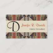 Einzigartiges Native Amerikanische Ureinwohner Tri Visitenkarte (Vorderseite)