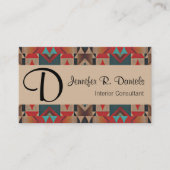 Einzigartiges Native Amerikanische Ureinwohner Tri Visitenkarte (Vorderseite)