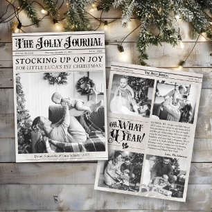 Einzigartiges Newspaper Foto Babys 1. Weihnachten