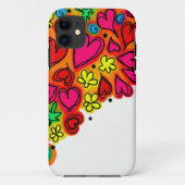 Einzigartiges Niedliches Herzmuster Case-Mate iPhone Hülle (Rückseite)