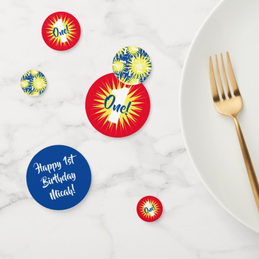 Einzigartiges Niedliches Thema zum 1. Geburtstag P Konfetti (Gruppe)