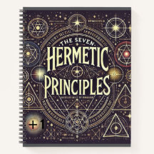 Einzigartiges Notebook mit Hermetic Principles Pri