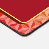 Einzigartiges Orange Cool Retro Gaming Schreibtischunterlage (Ecke)