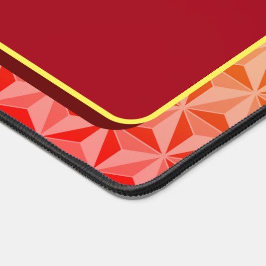 Einzigartiges Orange Cool Retro Gaming Schreibtischunterlage (Ecke)