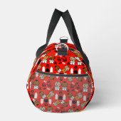 Einzigartiges Orange New Baby Geschenk Duffle Bag (Rechts)