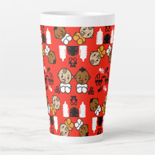 Einzigartiges Orange New Baby Geschenk Milchtasse