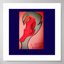 Einzigartiges Original-Charakter-Art-Poster Poster