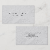 Einzigartiges Original Grau Beruflich Schlicht Visitenkarte (Vorne/Hinten)