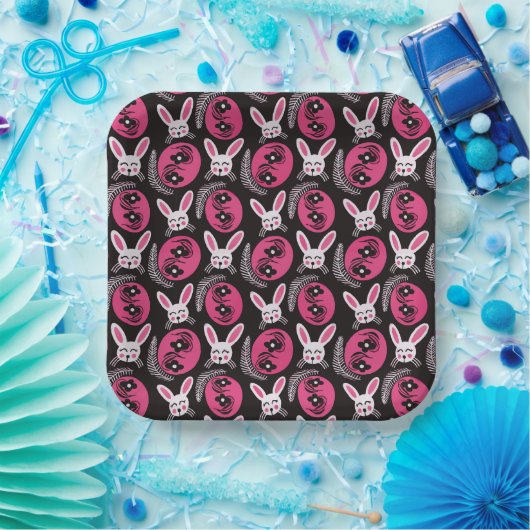 Einzigartiges Ostermuster Pappteller (Party)