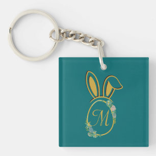 Einzigartiges Ostersonnenmonogramm Schlüsselanhänger