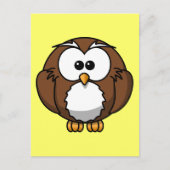 Einzigartiges Owl Postkarte (Vorderseite)