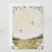 Einzigartiges Paar Illustration Hochzeit Einladung (Rückseite)