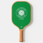Einzigartiges Paddel mit Club Name Year Initialen Pickleball Schläger (Rückseite)