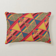 Einzigartiges Pan African Colorful Triangle Patter
