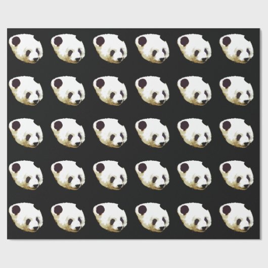Einzigartiges Panda Wrapping Paper Geschenkpapier (Flach)