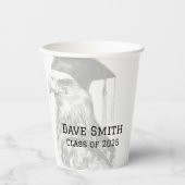 Einzigartiges Papier für den Abschluss Napkin Pappbecher (Vorderseite)