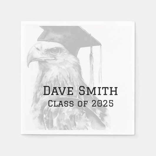 Einzigartiges Papier für den Abschluss Napkin Serviette (Vorderseite)