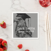 Einzigartiges Papier für den Abschluss Napkin Serviette (Beispiel)