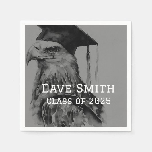 Einzigartiges Papier für den Abschluss Napkin Serviette (Vorderseite)